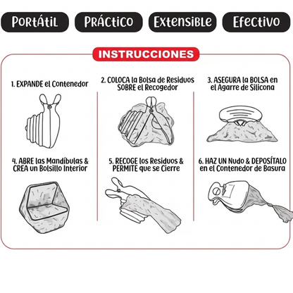 Pinza Recolectora para Mascotas